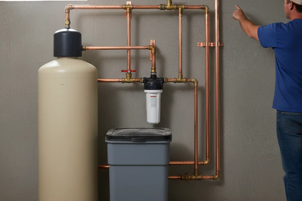 Whole-house water treatment system installed in Rock Glen